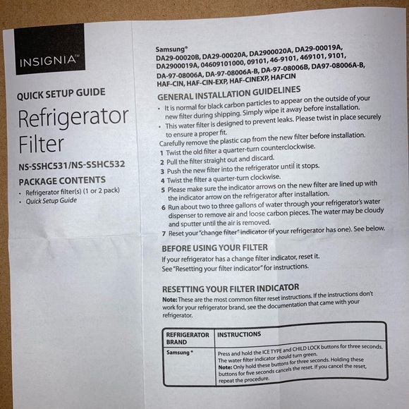 Replacement Refrigerator Water Filter for Samsung - Picture 2 of 8